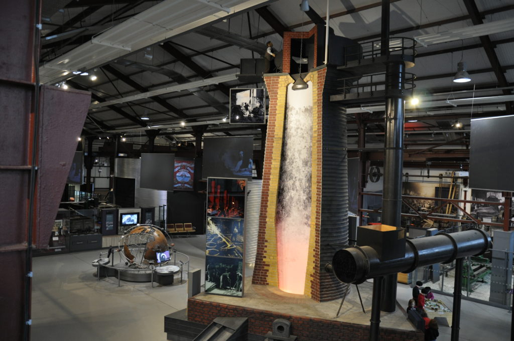Interior of exhibition hall