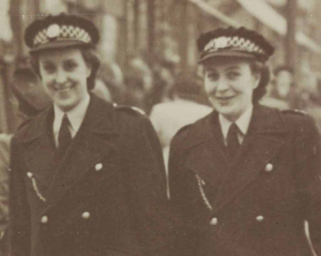 WPC Fraser and WPC Cook, Coatbridge, 1947