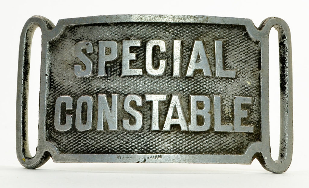 Special Constabulary badge, date unknown