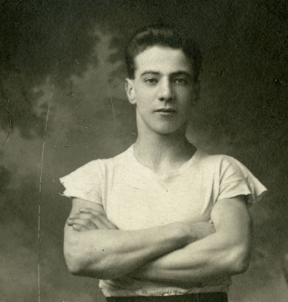Detail of David Crabb, aged 19, 1923