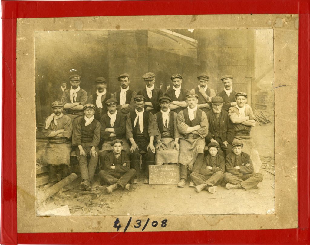 Smelters at the Clydesdale Works, 1908