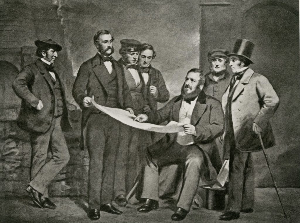 Gartsherrie staff, 1858.