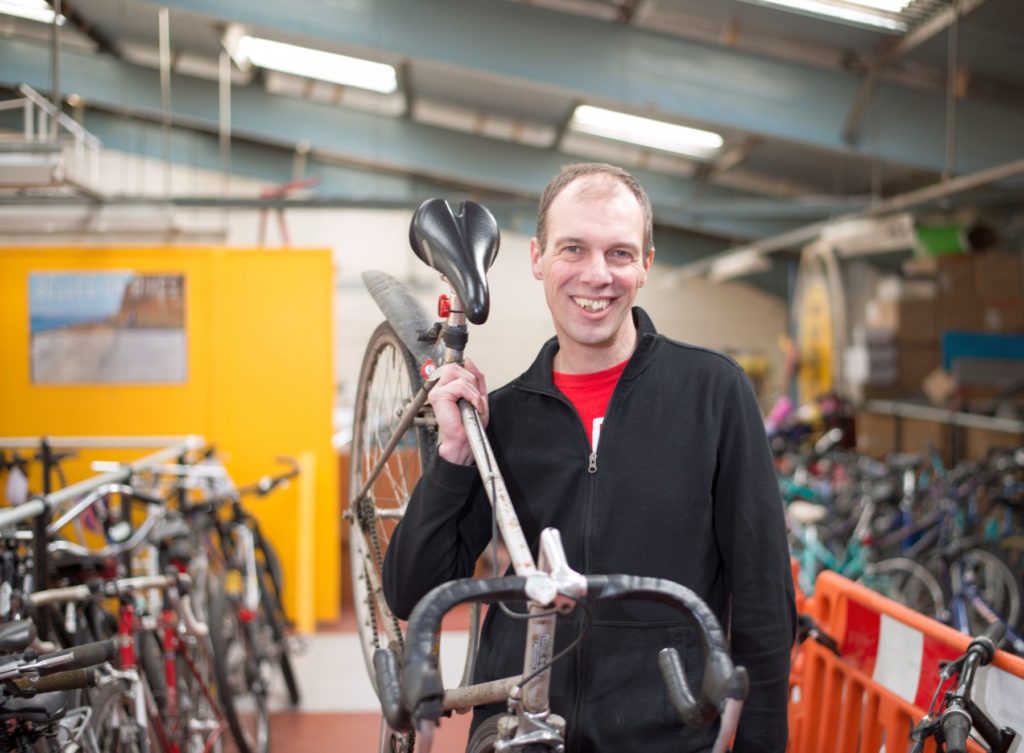 Robbie, Glasgow Bike Station (now Bike for Good).